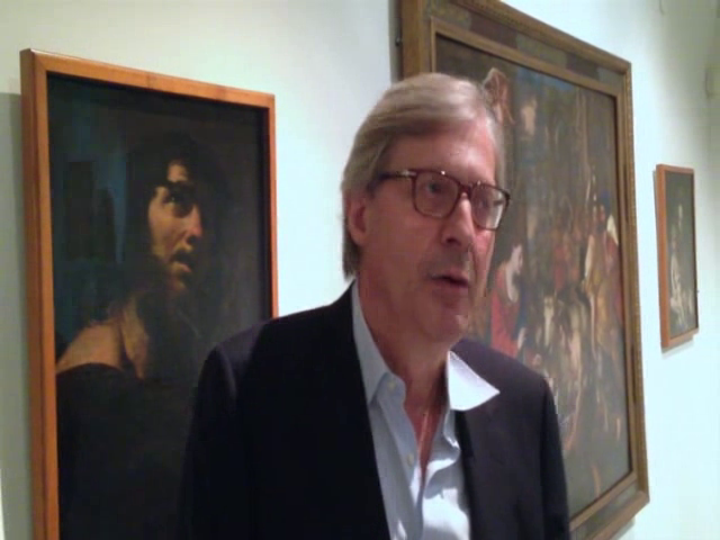 Vittorio Sgarbi al Forte di Bard