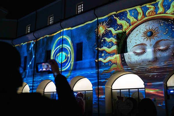 Christmas lights at Forte di Bard, until 6 January 2025